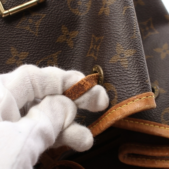 Louis Vuitton Montsouris GM Monogram Backpack Rucksack Brown - Picture 5 of 8